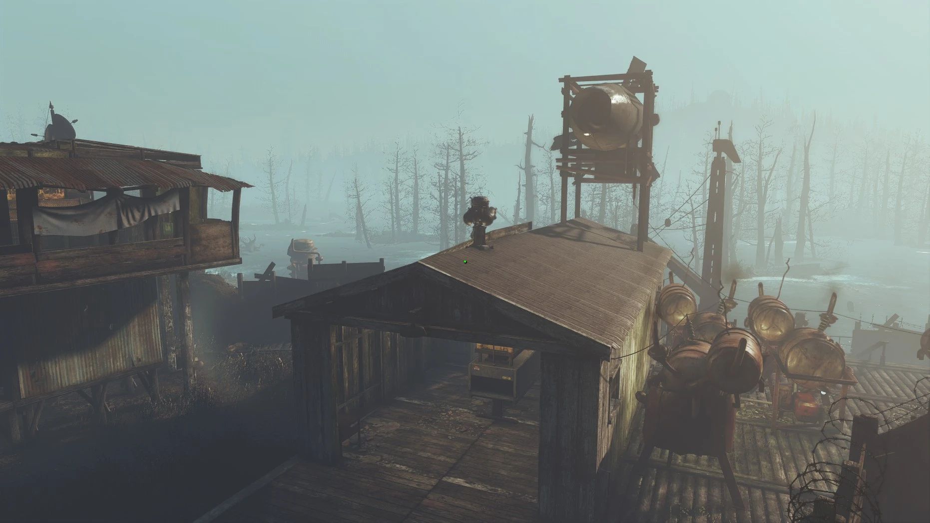 Edmond's Far Harbor Lumber Mill Vanilla Blueprint mod for Fallout 4