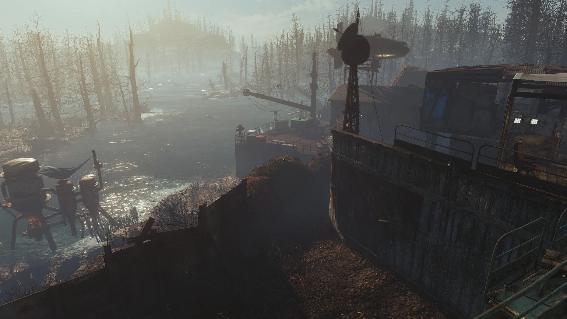 Edmond's Far Harbor Lumber Mill Vanilla Blueprint mod for Fallout 4