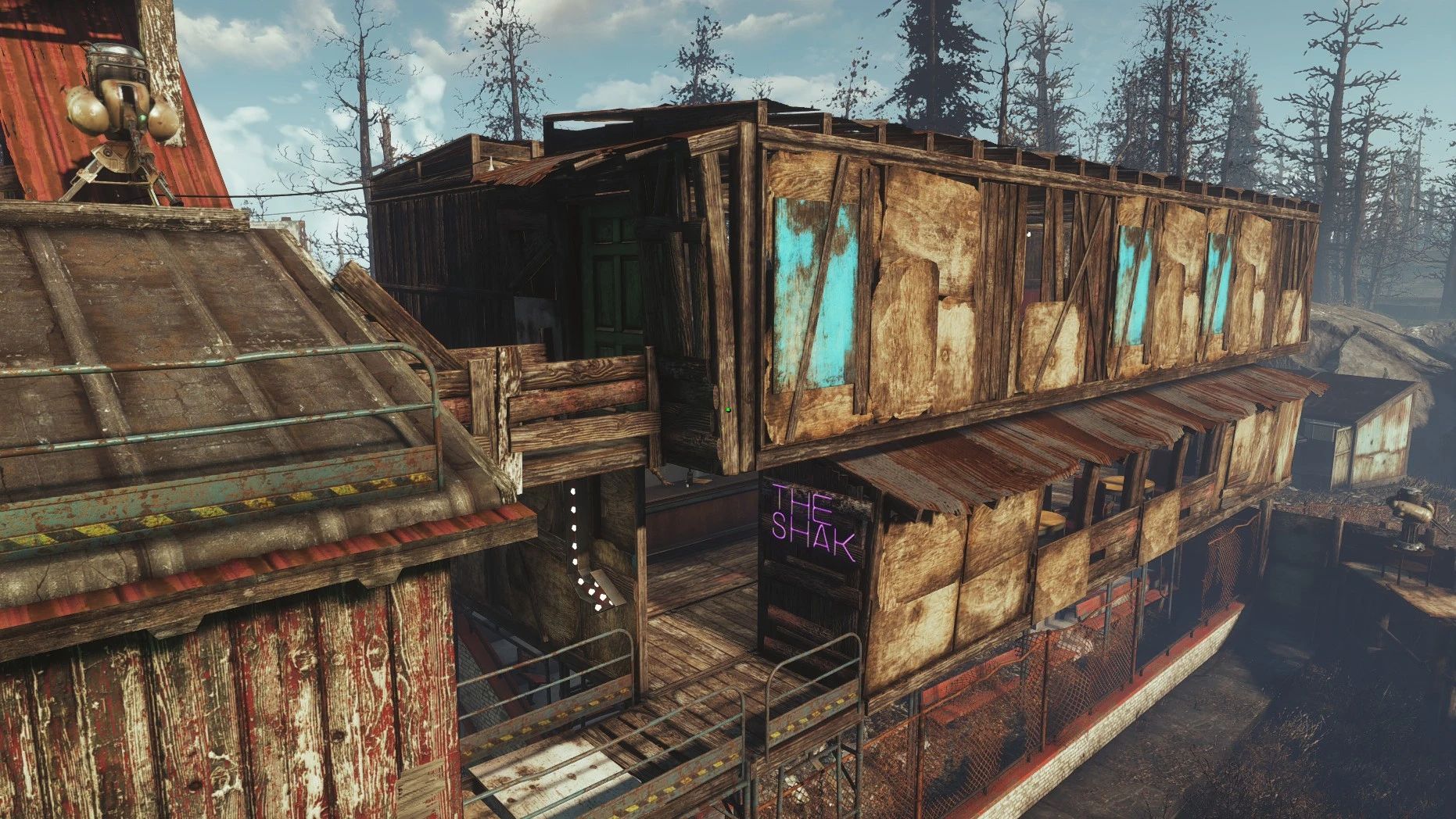 Edmond's Far Harbor Lumber Mill Vanilla Blueprint mod for Fallout 4