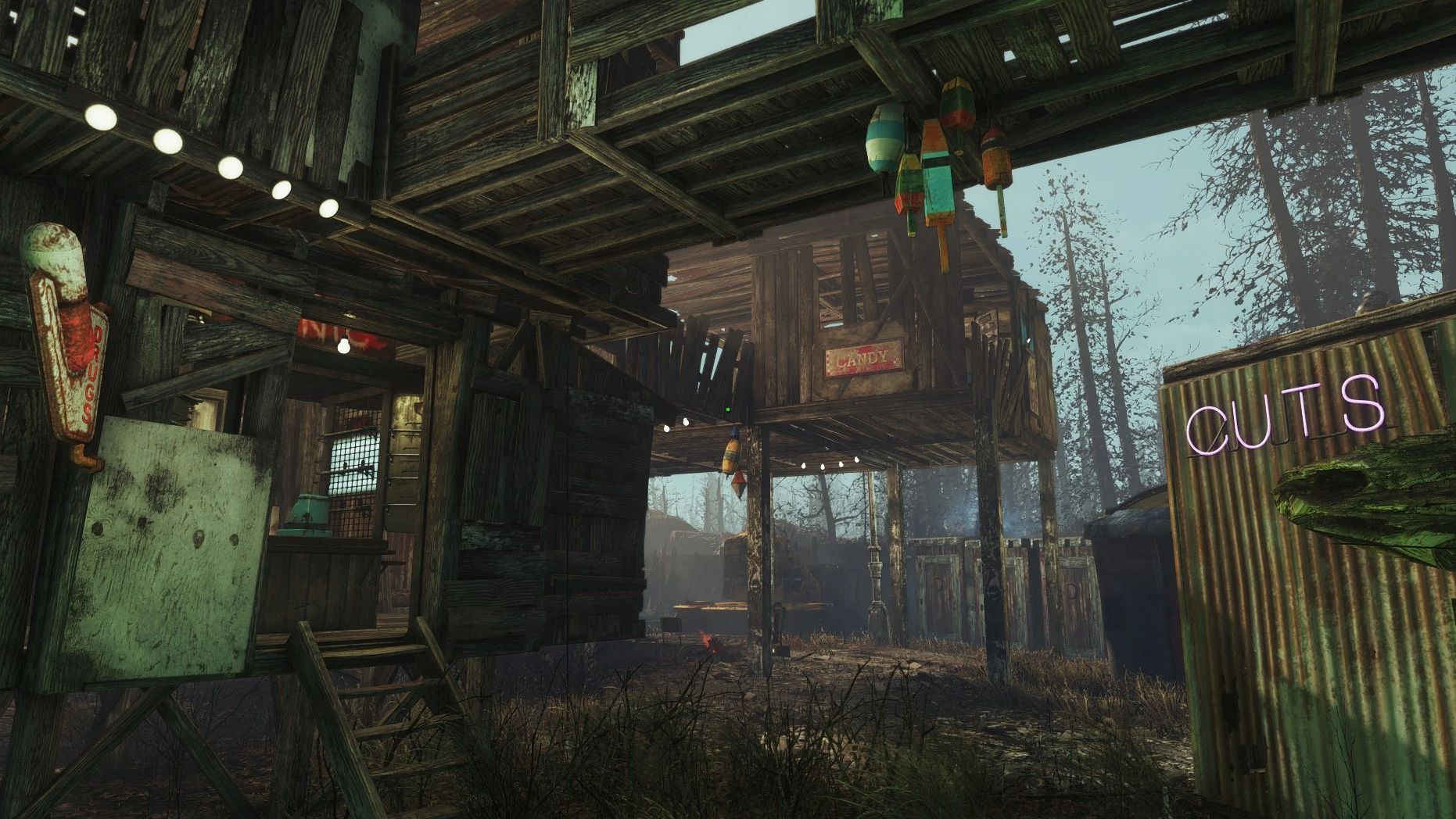 Edmond's Far Harbor Lumber Mill Vanilla Blueprint mod for Fallout 4