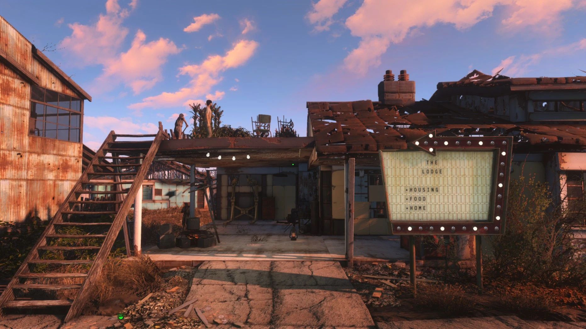 Edmond's Sanctuary Vanilla Blueprint mod for Fallout 4