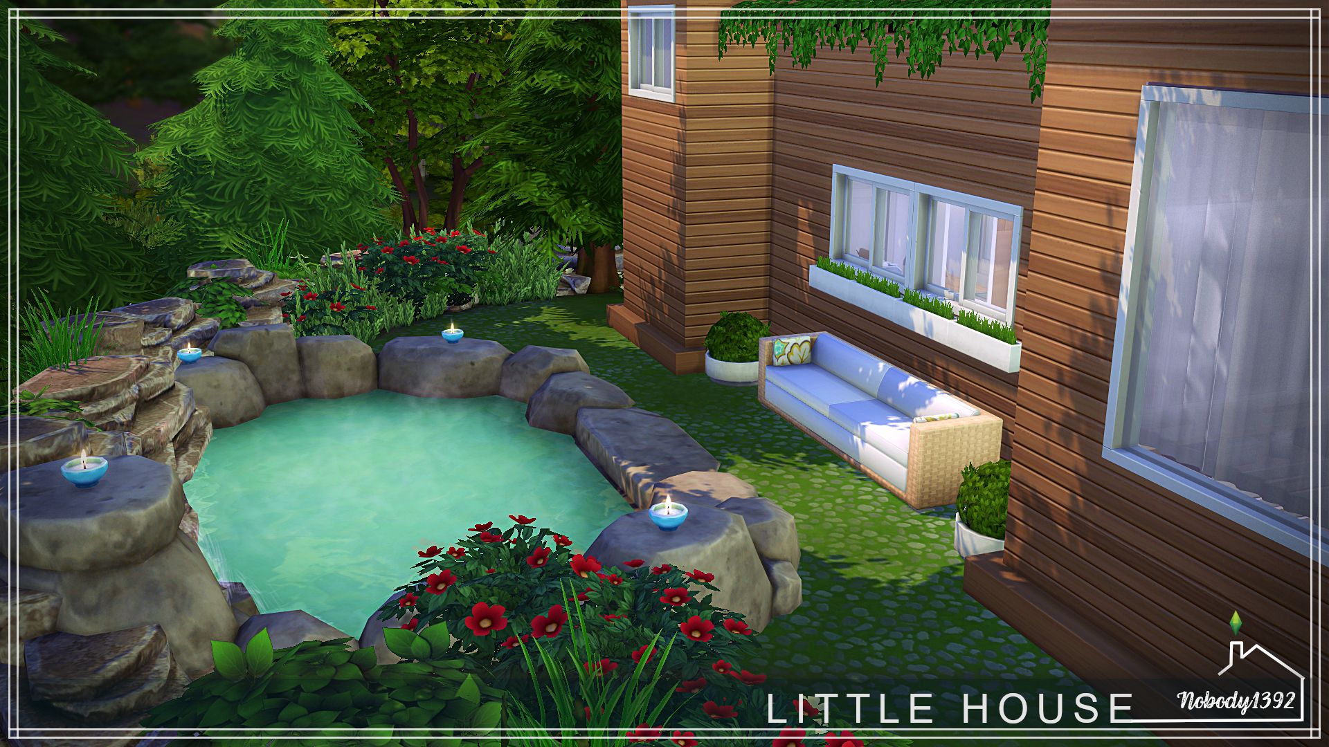 Little House (No CC!) mod for The Sims 4 
