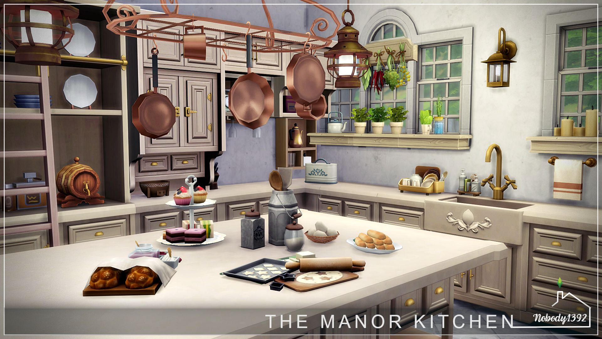 The Manor Kitchen (No CC!) - room mod for The Sims 4 