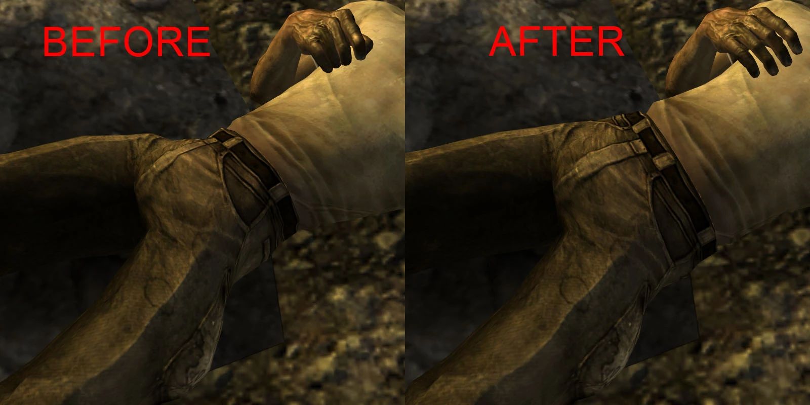Death Bone Position Reset mod for Fallout: New Vegas