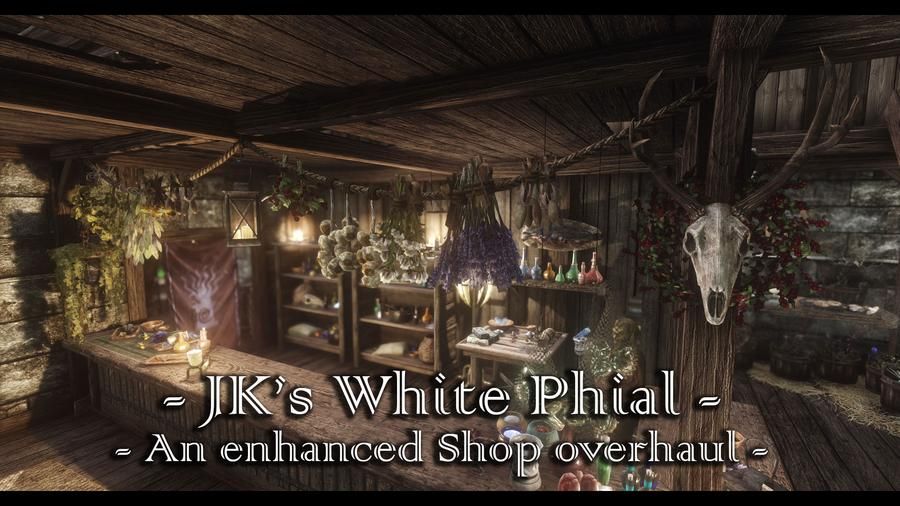 JK's White Phial mod for The Elder Scrolls V: Skyrim Special Edition