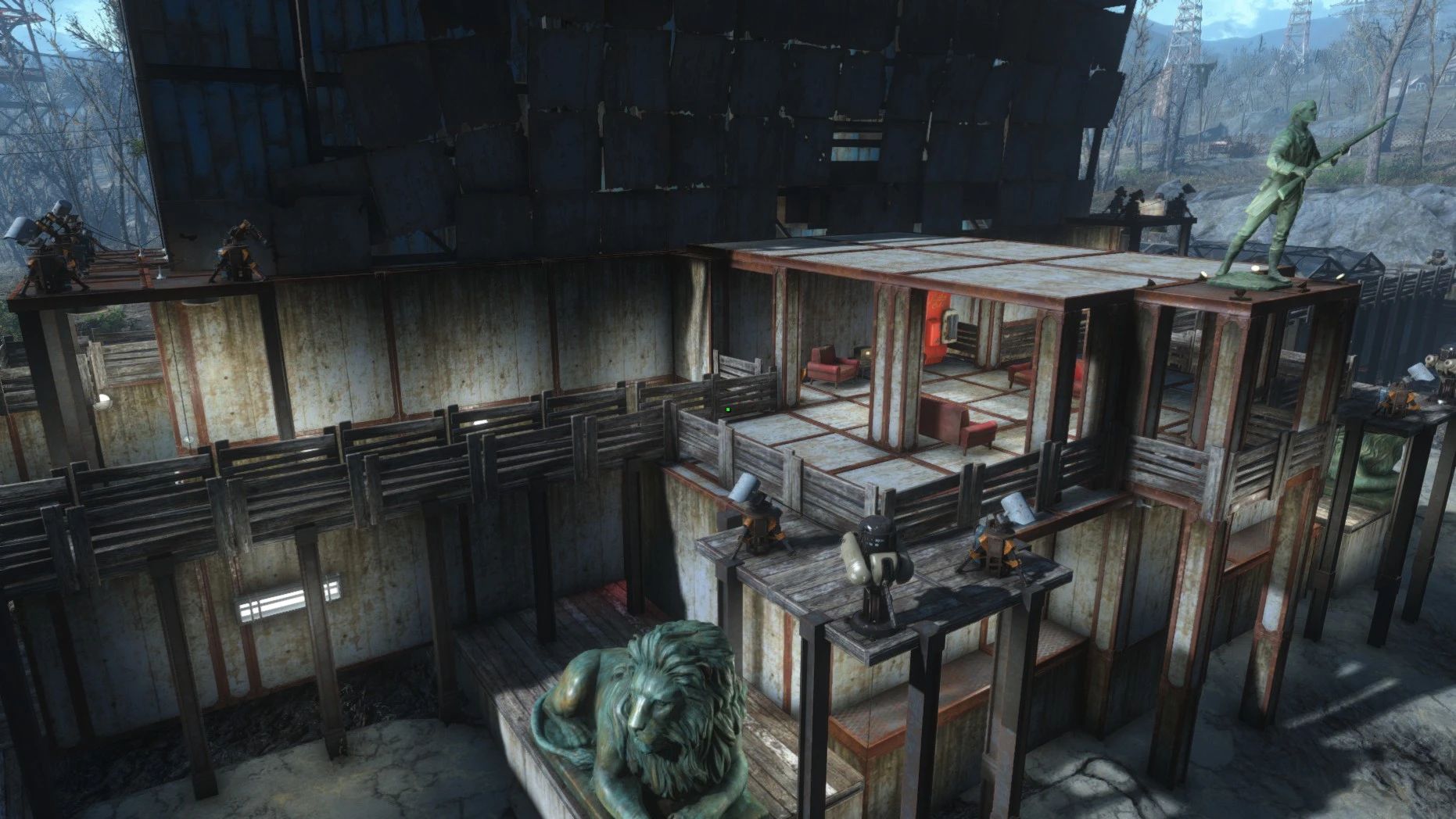 Edmond's Starlight Drive In Vanilla Blueprint mod for Fallout 4