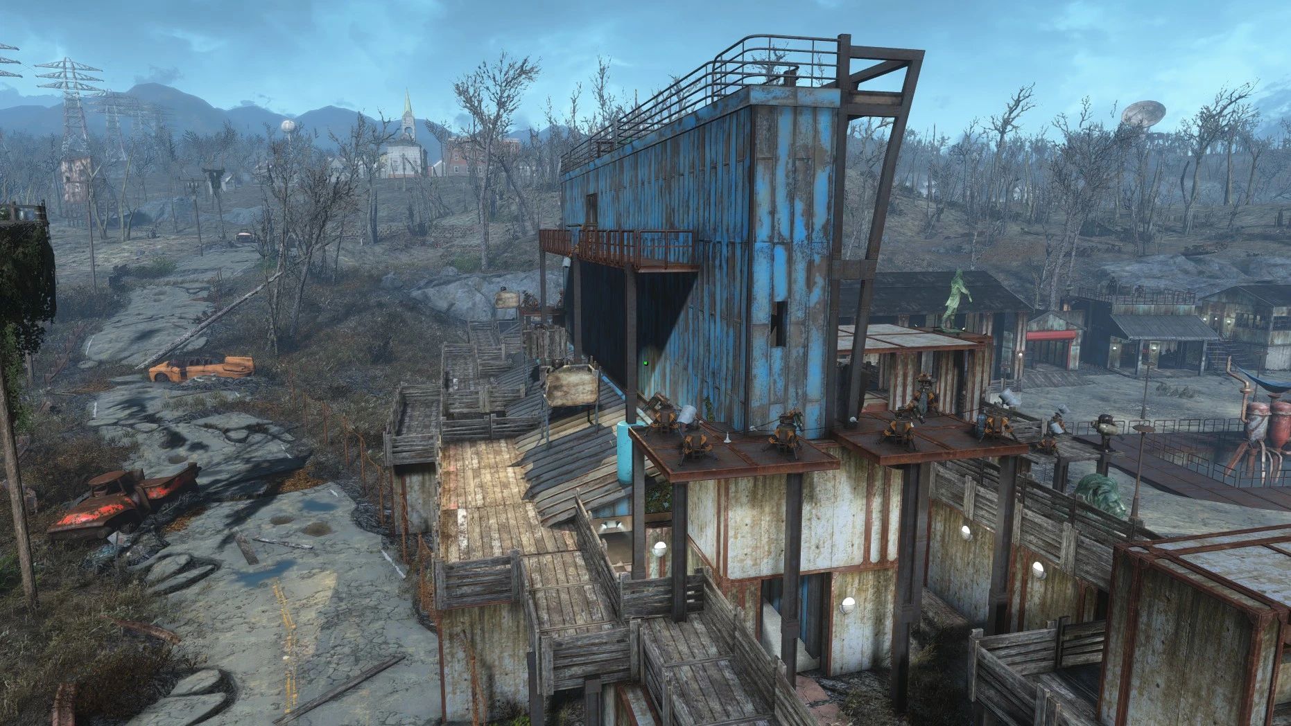 Edmond's Starlight Drive In Vanilla Blueprint mod for Fallout 4