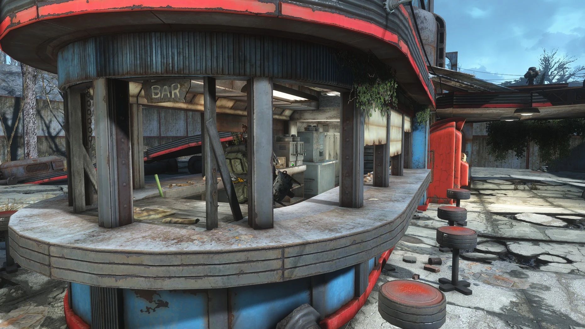 Edmond's Starlight Drive In Vanilla Blueprint mod for Fallout 4