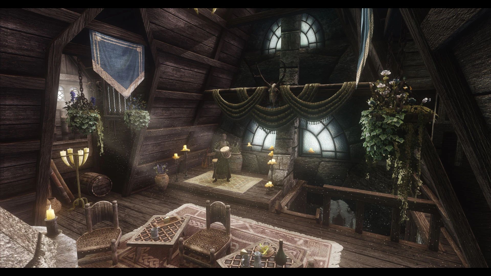 JK's Candlehearth Hall mod for The Elder Scrolls V: Skyrim Special Edition