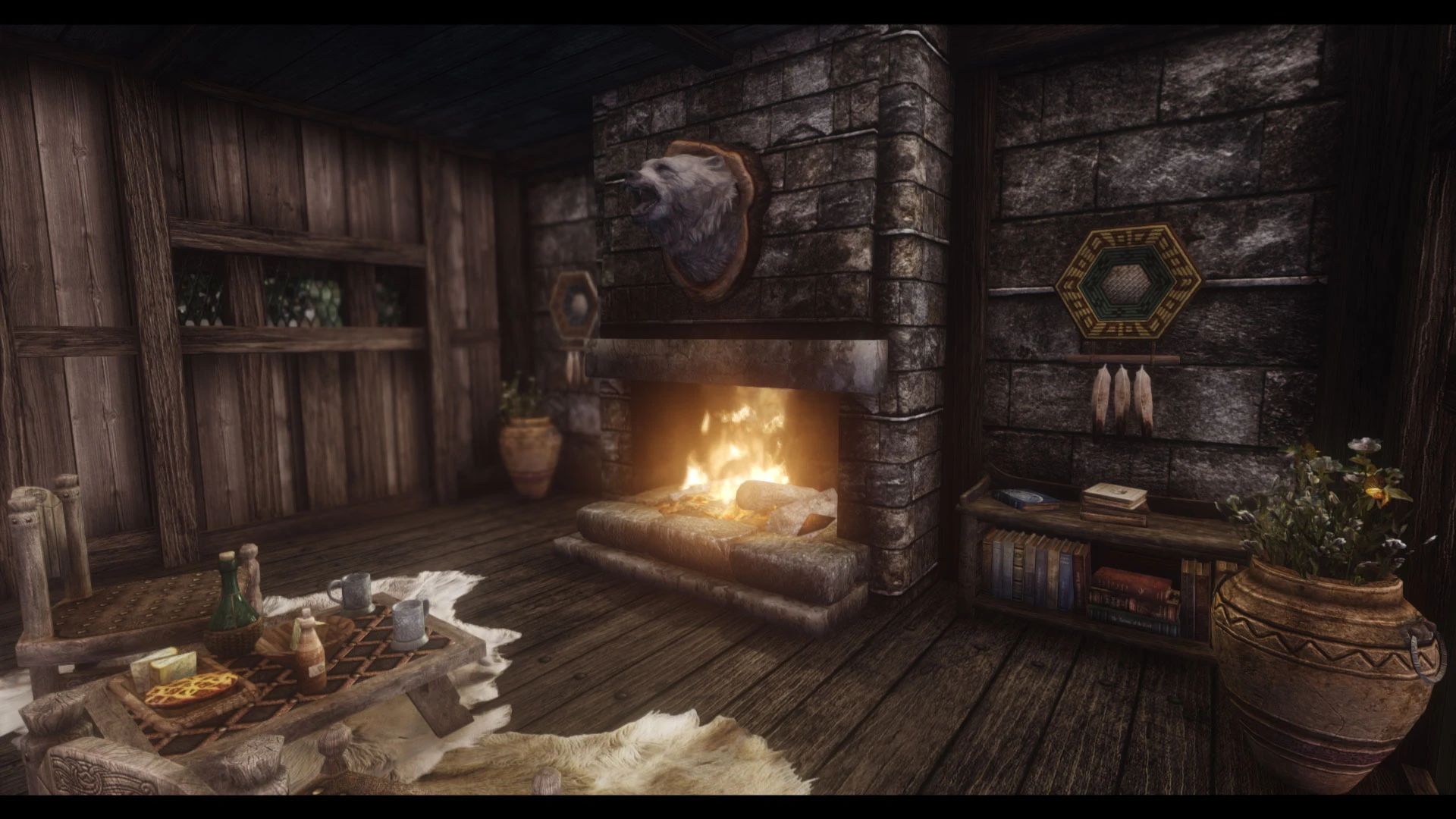 JK's Candlehearth Hall mod for The Elder Scrolls V: Skyrim Special Edition