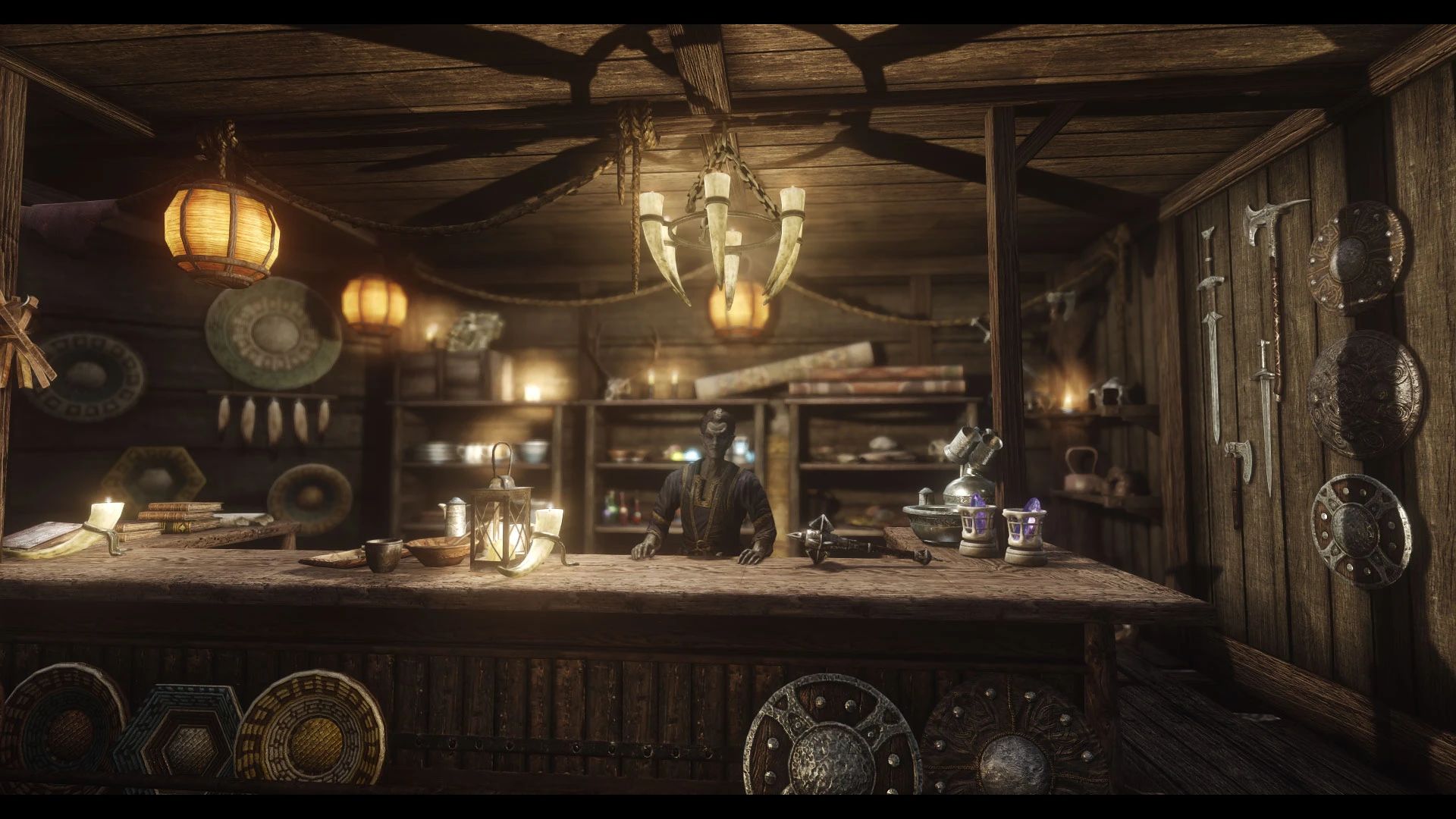 JK's Sadri's Used Wares mod for The Elder Scrolls V: Skyrim Special Edition