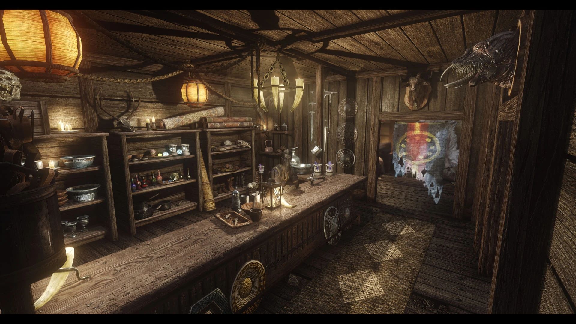 JK's Sadri's Used Wares mod for The Elder Scrolls V: Skyrim Special Edition