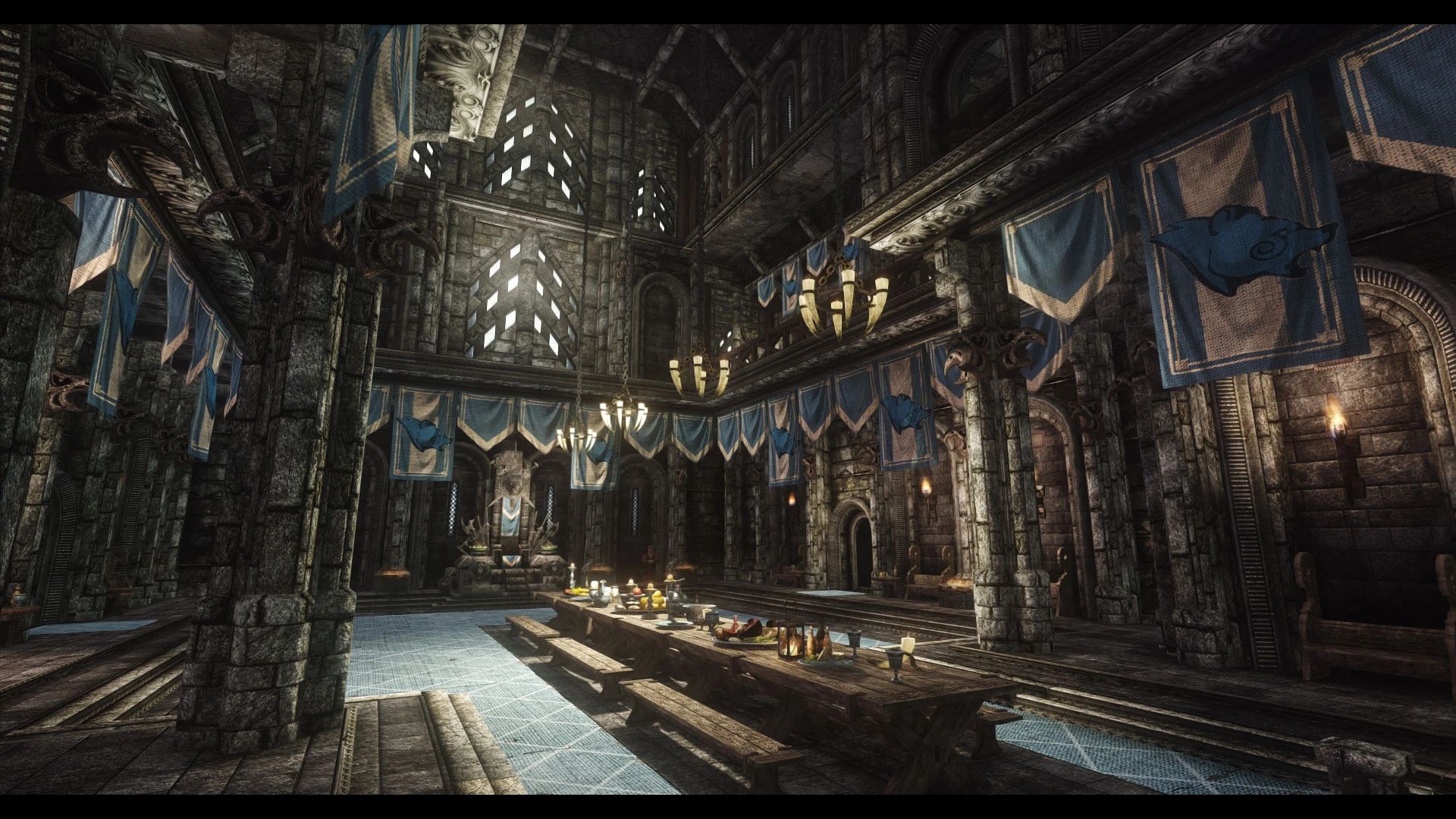 JK's Palace of the Kings mod for The Elder Scrolls V: Skyrim Special Edition