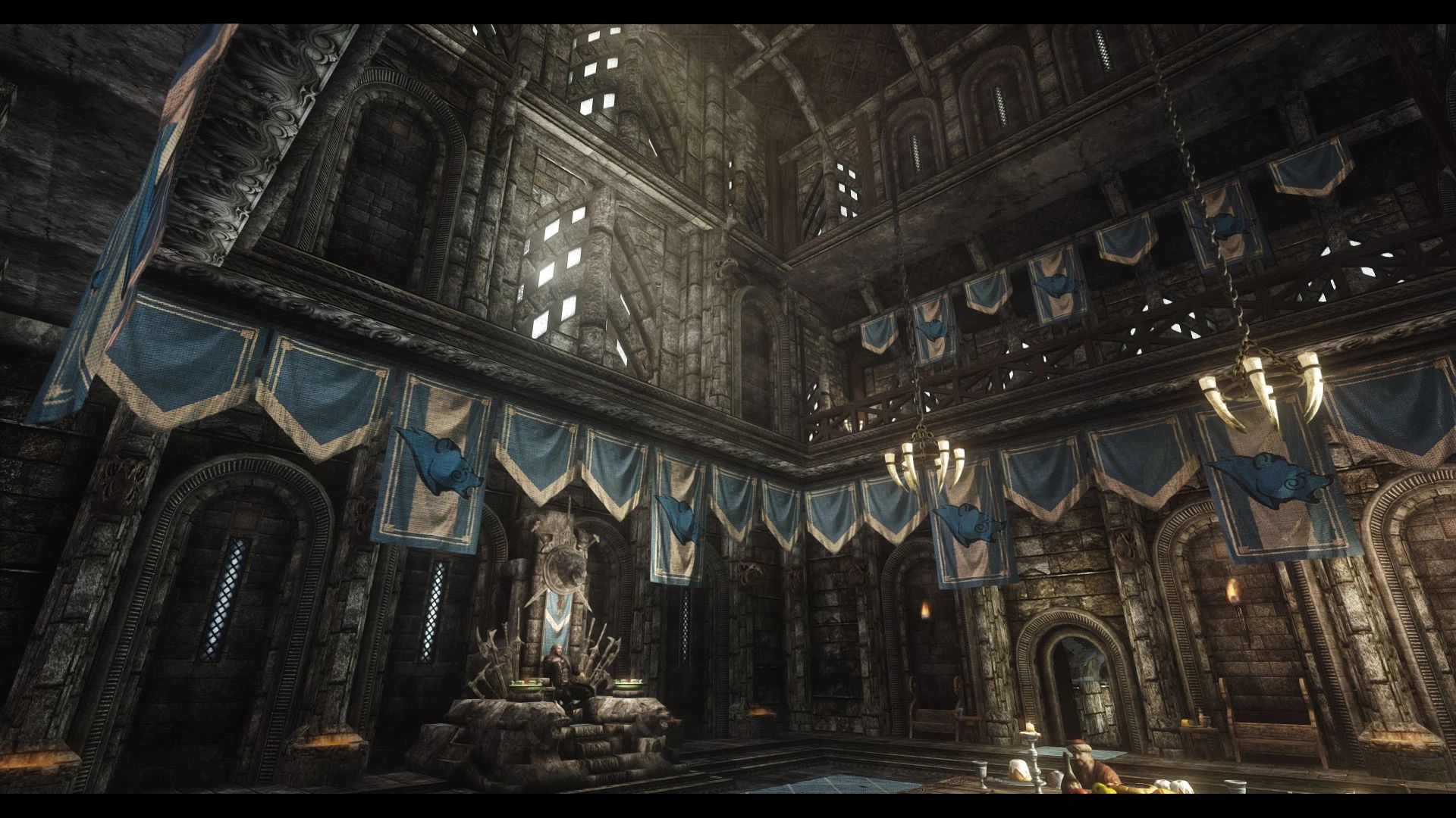 JK's Palace of the Kings mod for The Elder Scrolls V: Skyrim Special Edition