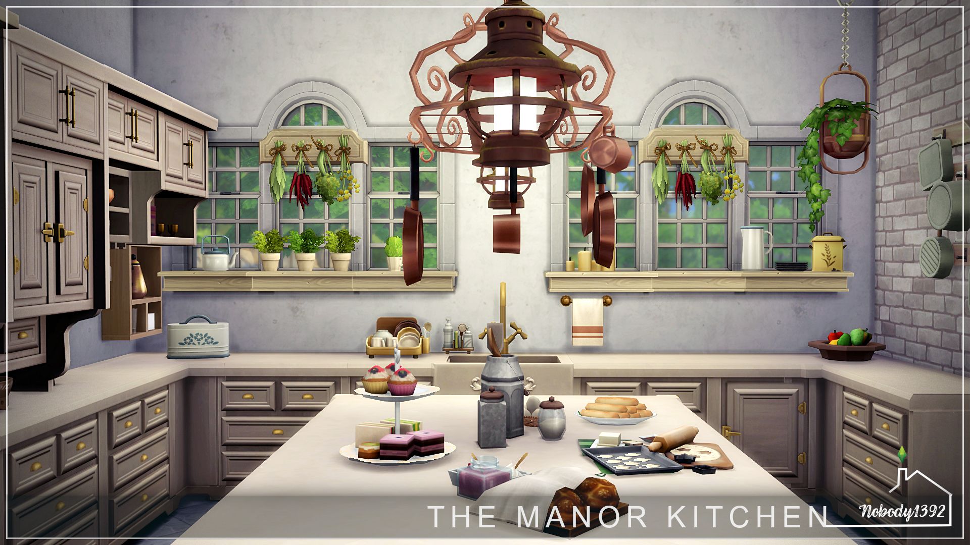 The Manor Kitchen (No CC!) - room mod for The Sims 4 