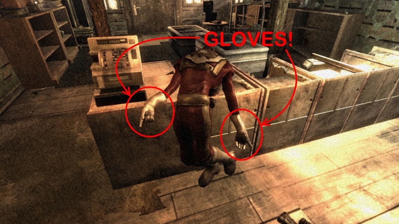 Y-17 Trauma Override Harness GLOVES mod for Fallout: New Vegas
