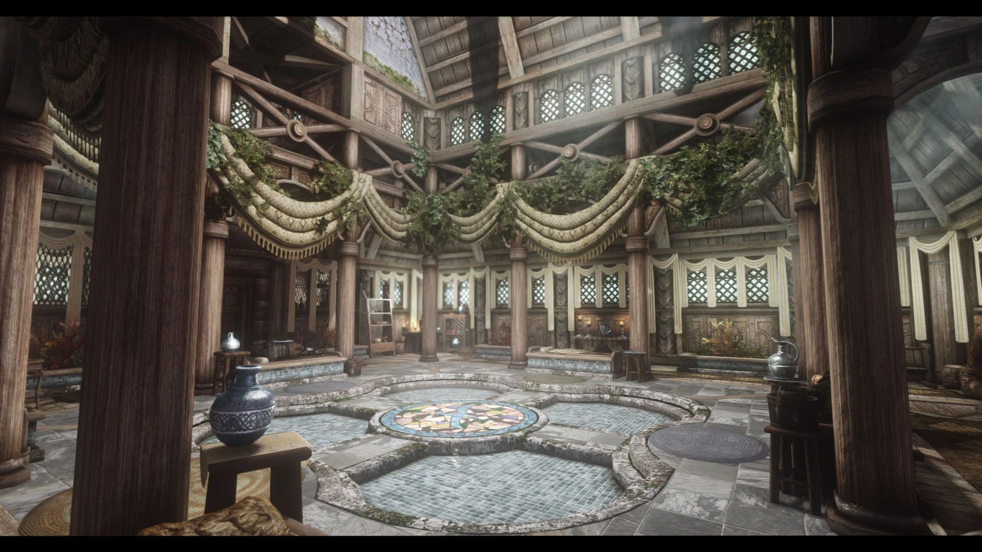 JK's Temple of Kynareth mod for The Elder Scrolls V: Skyrim Special Edition