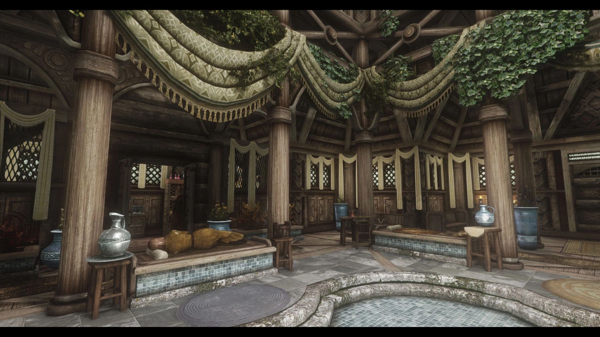 JK's Temple of Kynareth mod for The Elder Scrolls V: Skyrim Special Edition