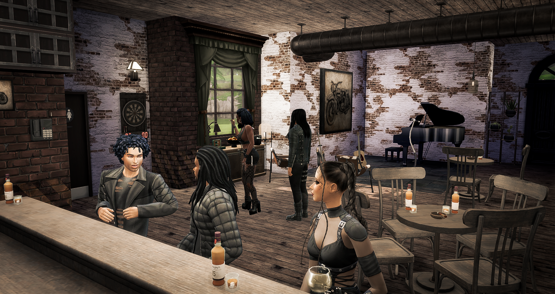 Man Cave  (Includes a functional pool table) mod for The Sims 4 