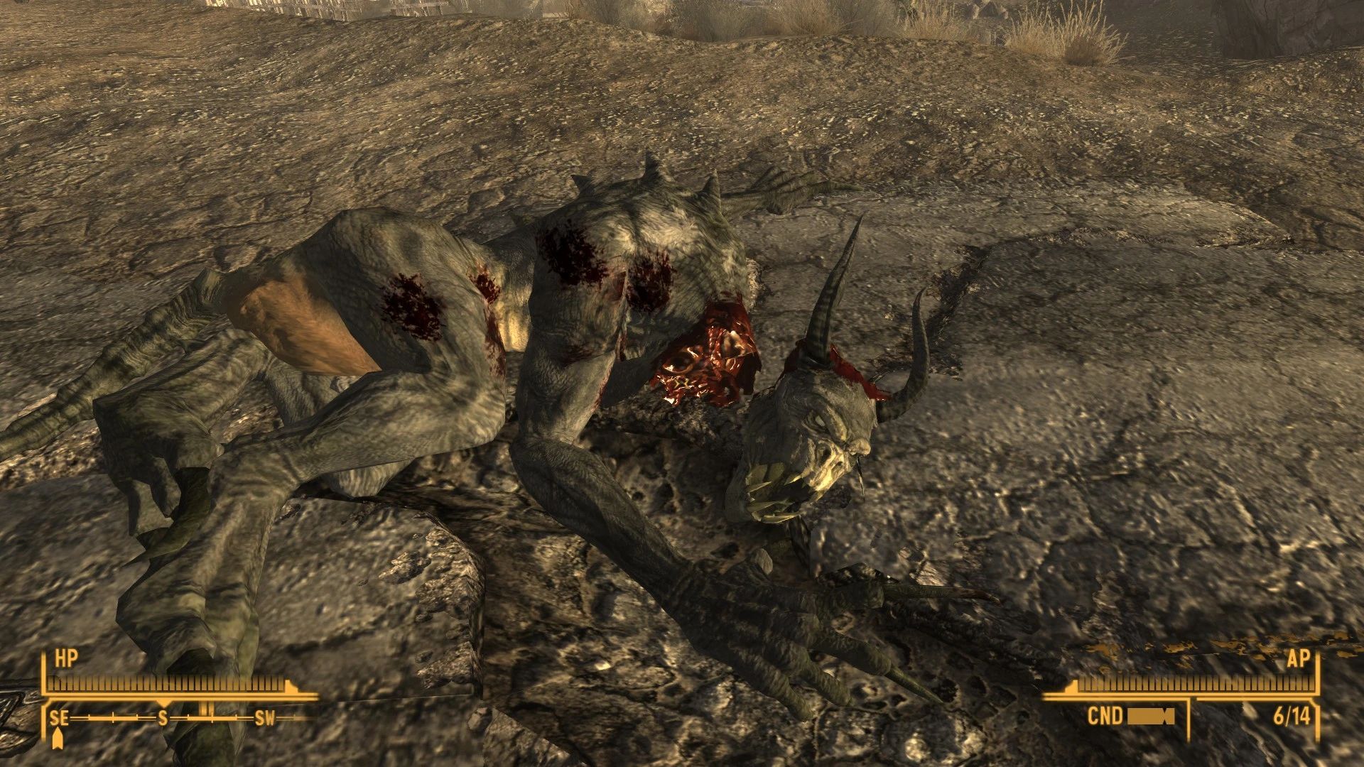 Mother Deathclaw head dismemberment fix mod for Fallout: New Vegas