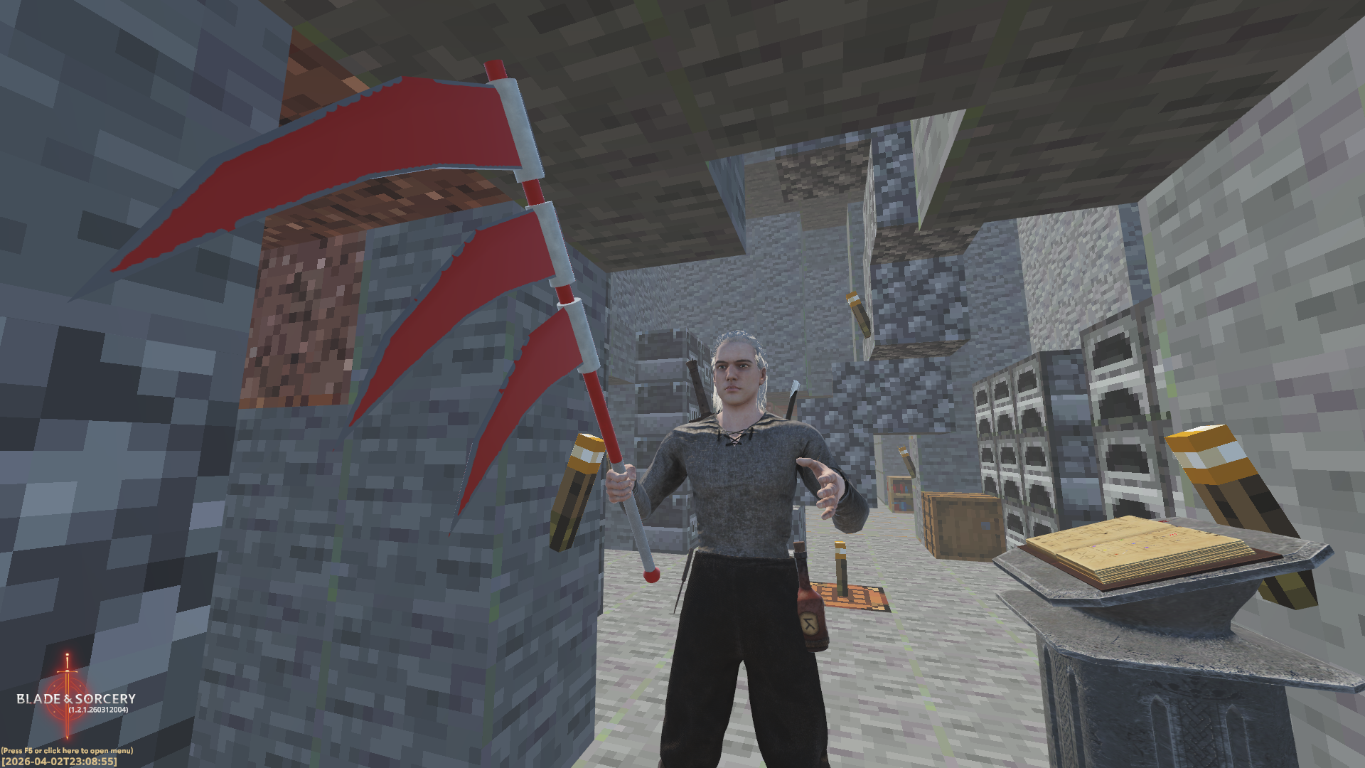 Hidan's Triscythe (U1.2) mod for Blade & Sorcery