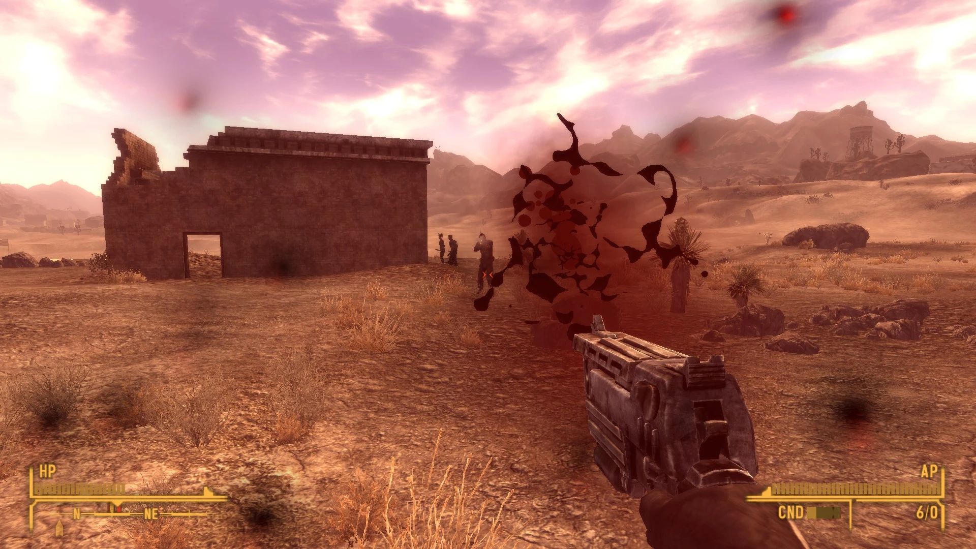 Old School HP Damage Visuals mod for Fallout: New Vegas
