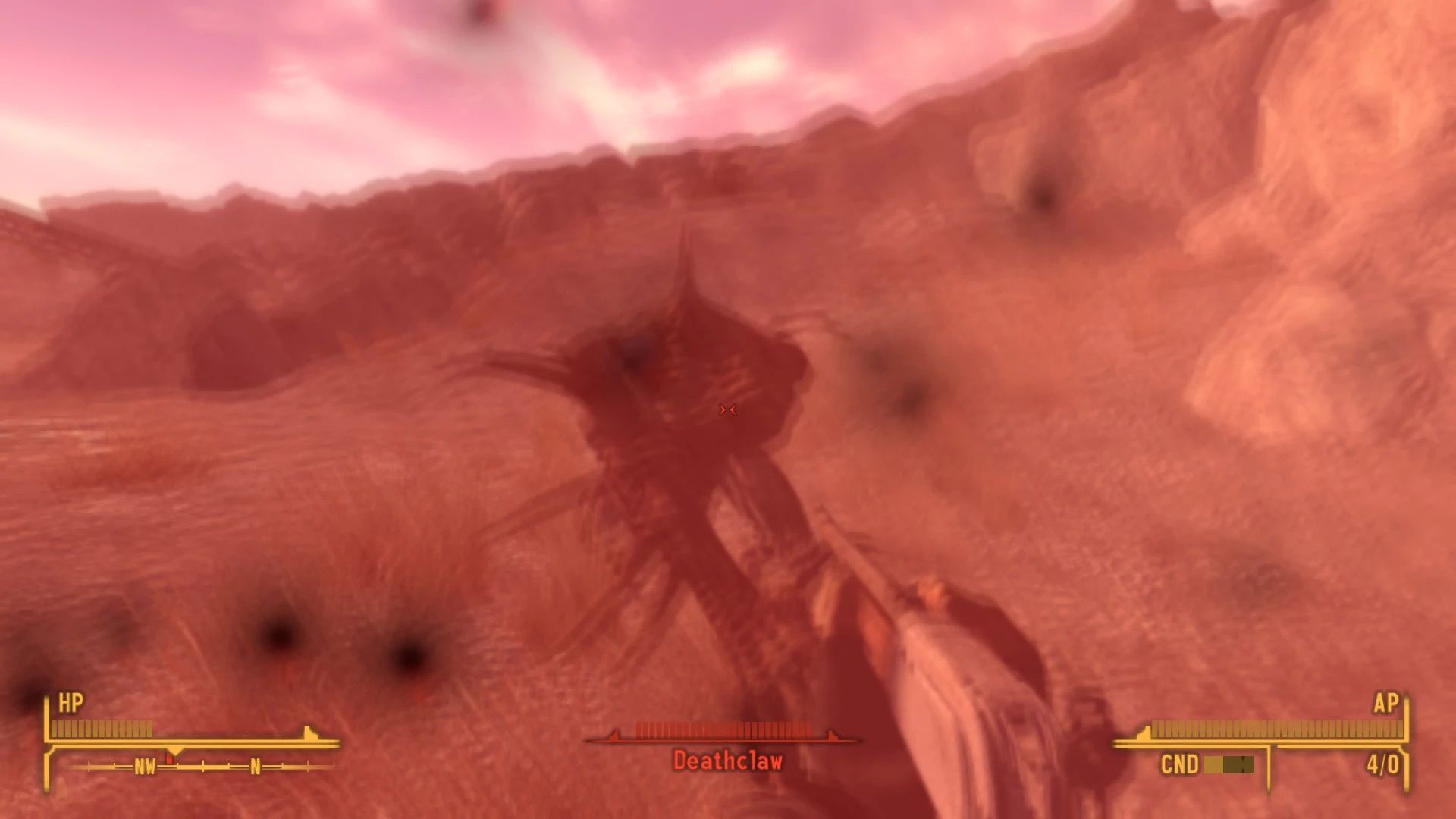 Old School HP Damage Visuals mod for Fallout: New Vegas