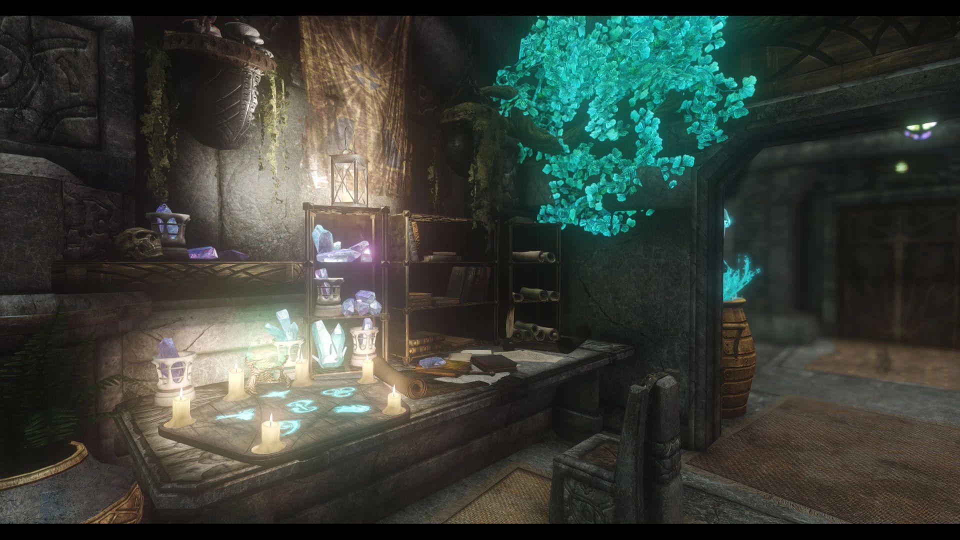 JK's Sinderion's Field Laboratory mod for The Elder Scrolls V: Skyrim Special Edition