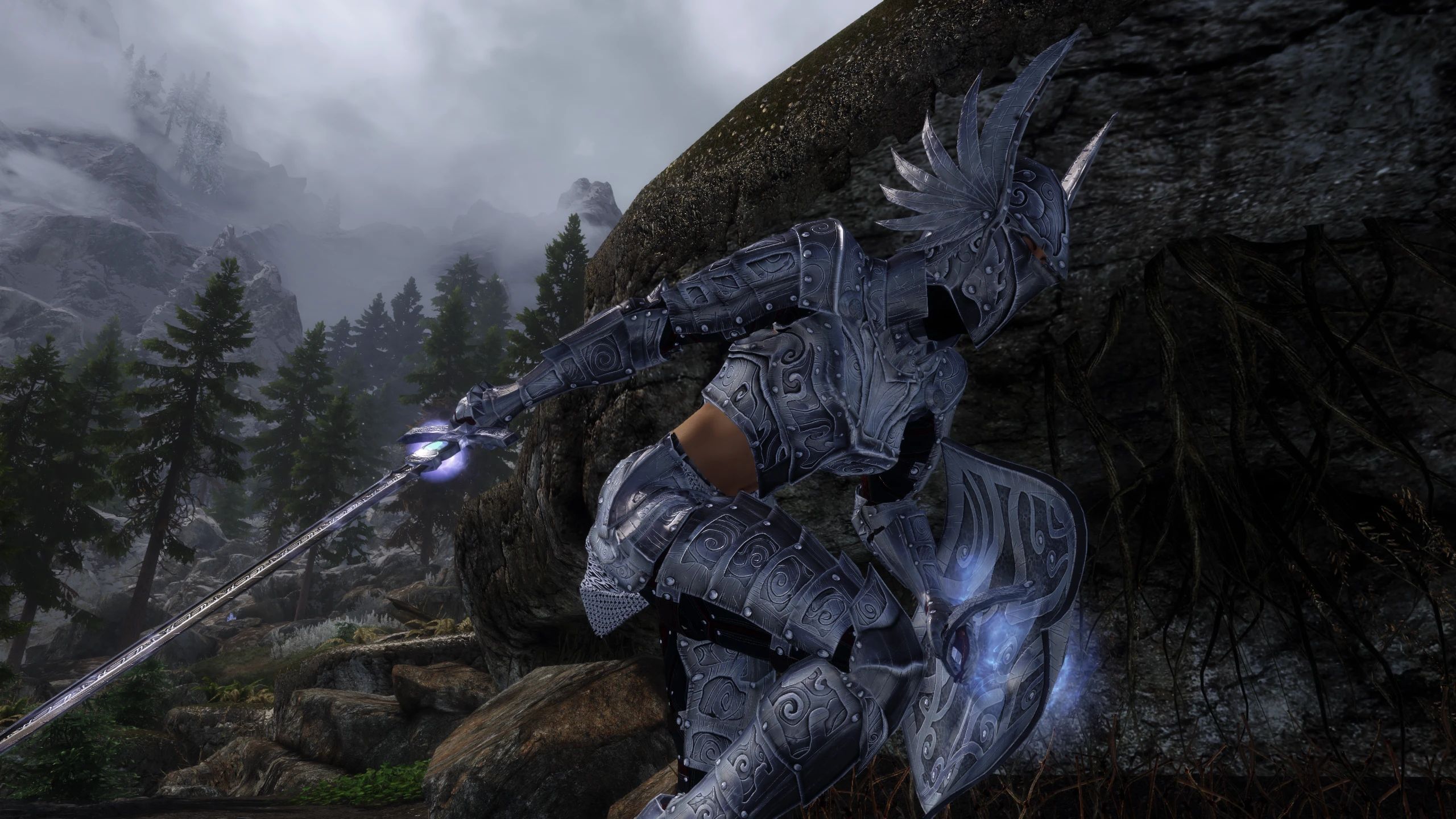 Zerofrost's Valkyrie Armour BHUNP mod for The Elder Scrolls V: Skyrim Special Edition