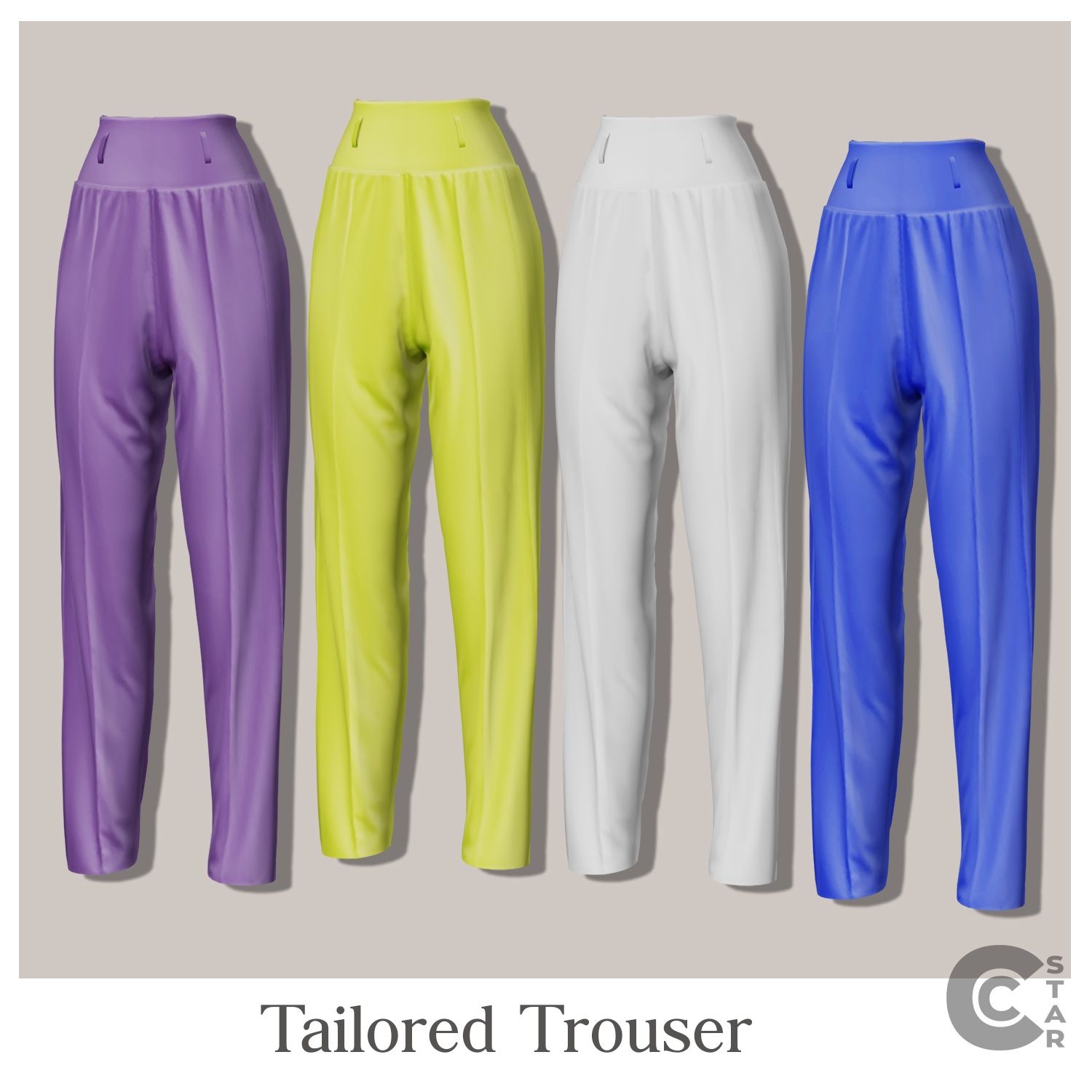 Tailored Trousers mod for The Sims 4 