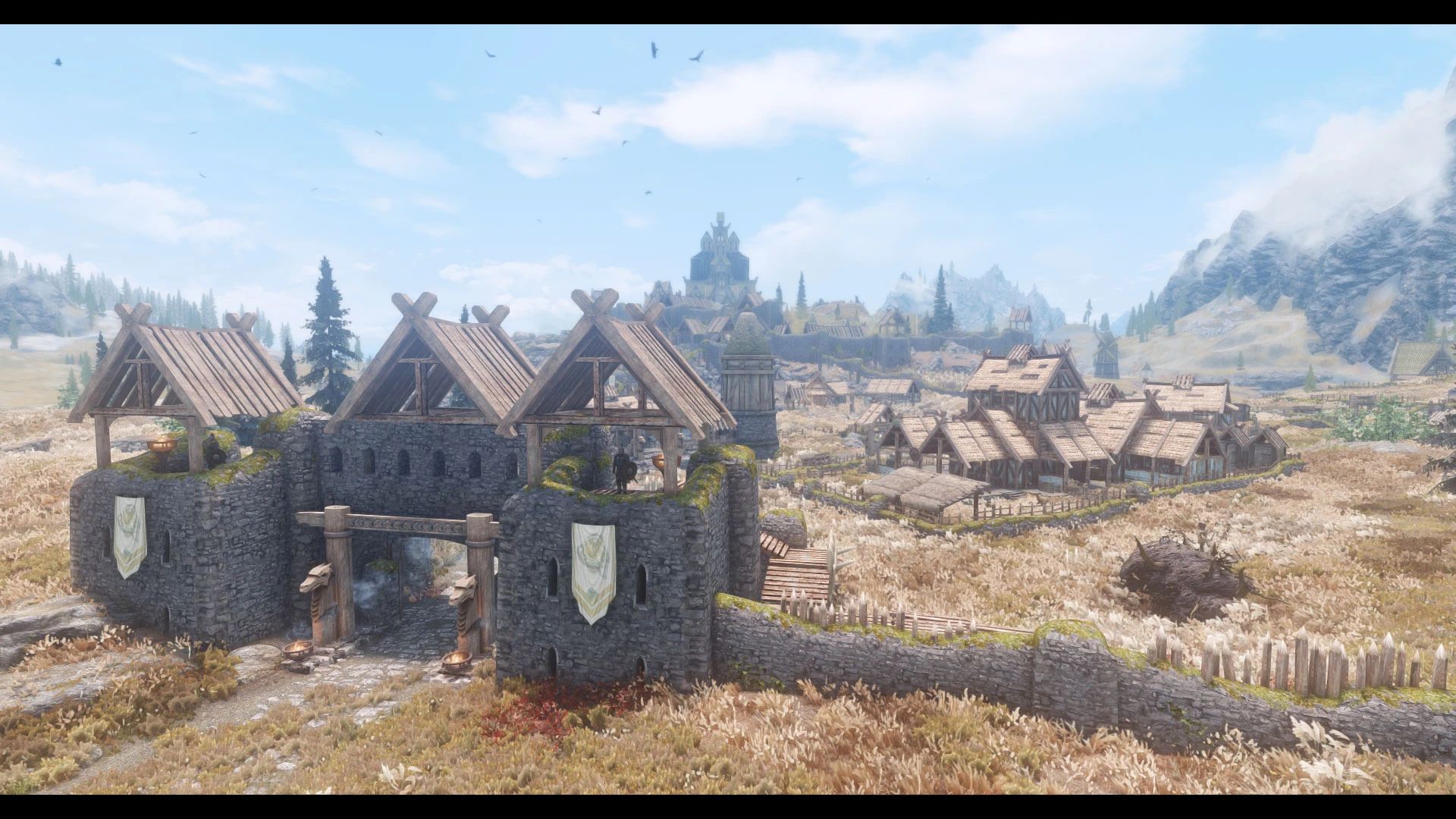 JK's Whiterun Outskirts mod for The Elder Scrolls V: Skyrim Special Edition