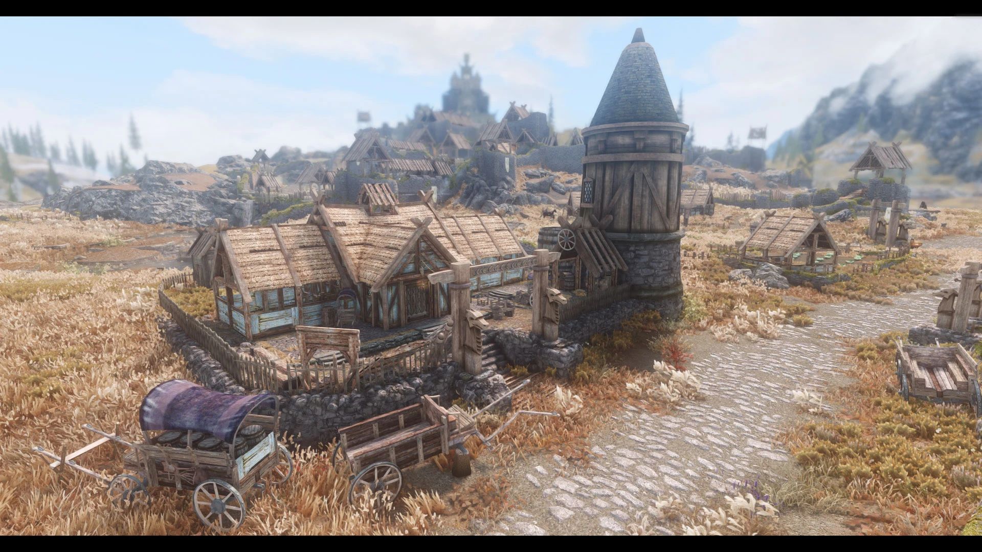 JK's Whiterun Outskirts mod for The Elder Scrolls V: Skyrim Special Edition