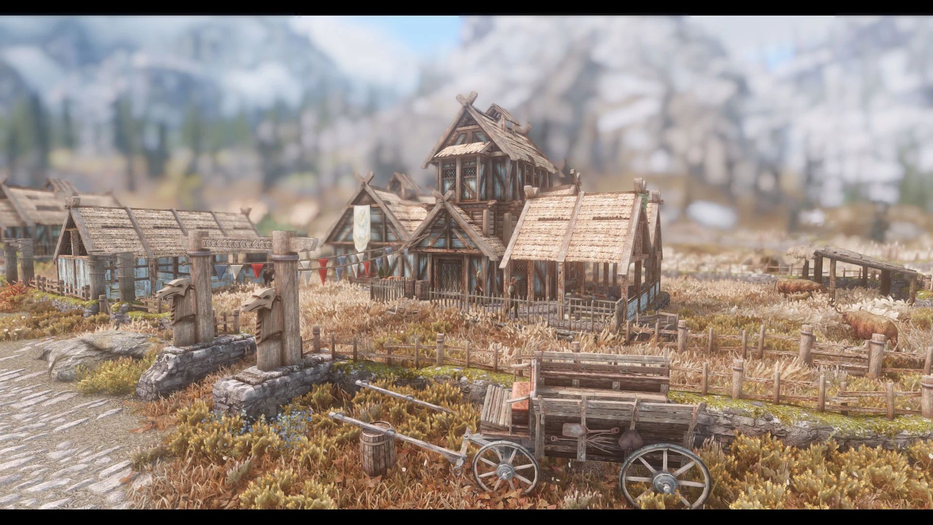 JK's Whiterun Outskirts mod for The Elder Scrolls V: Skyrim Special Edition
