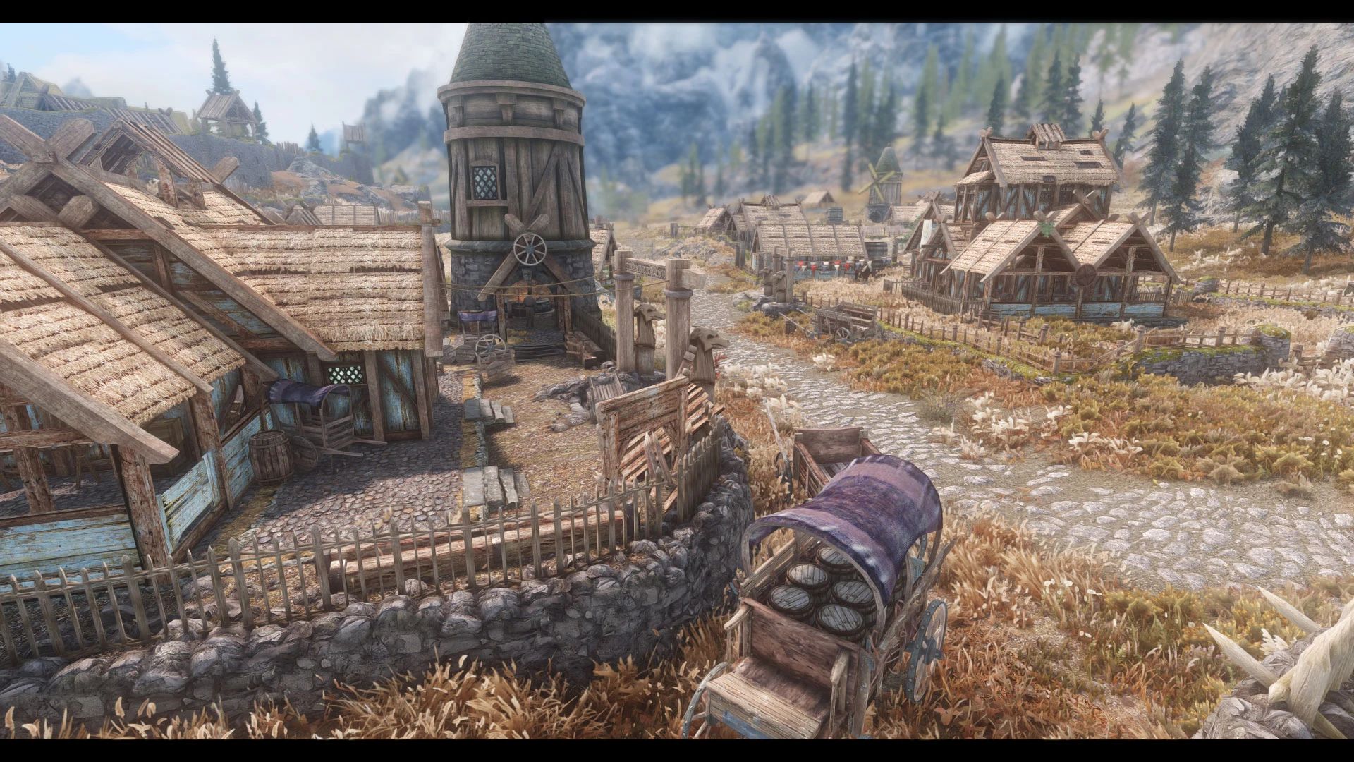 JK's Whiterun Outskirts mod for The Elder Scrolls V: Skyrim Special Edition