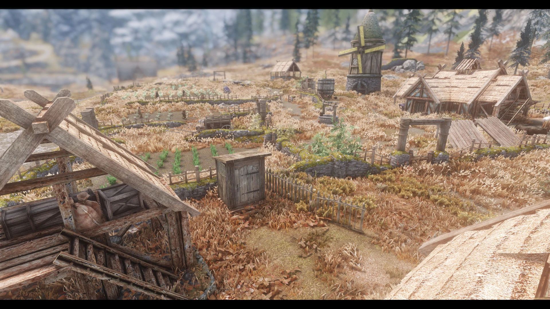 JK's Whiterun Outskirts mod for The Elder Scrolls V: Skyrim Special Edition