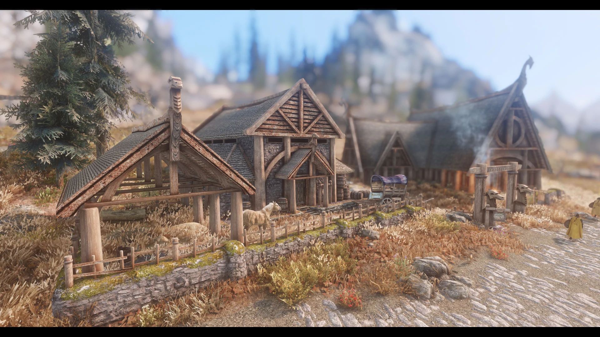JK's Whiterun Outskirts mod for The Elder Scrolls V: Skyrim Special Edition