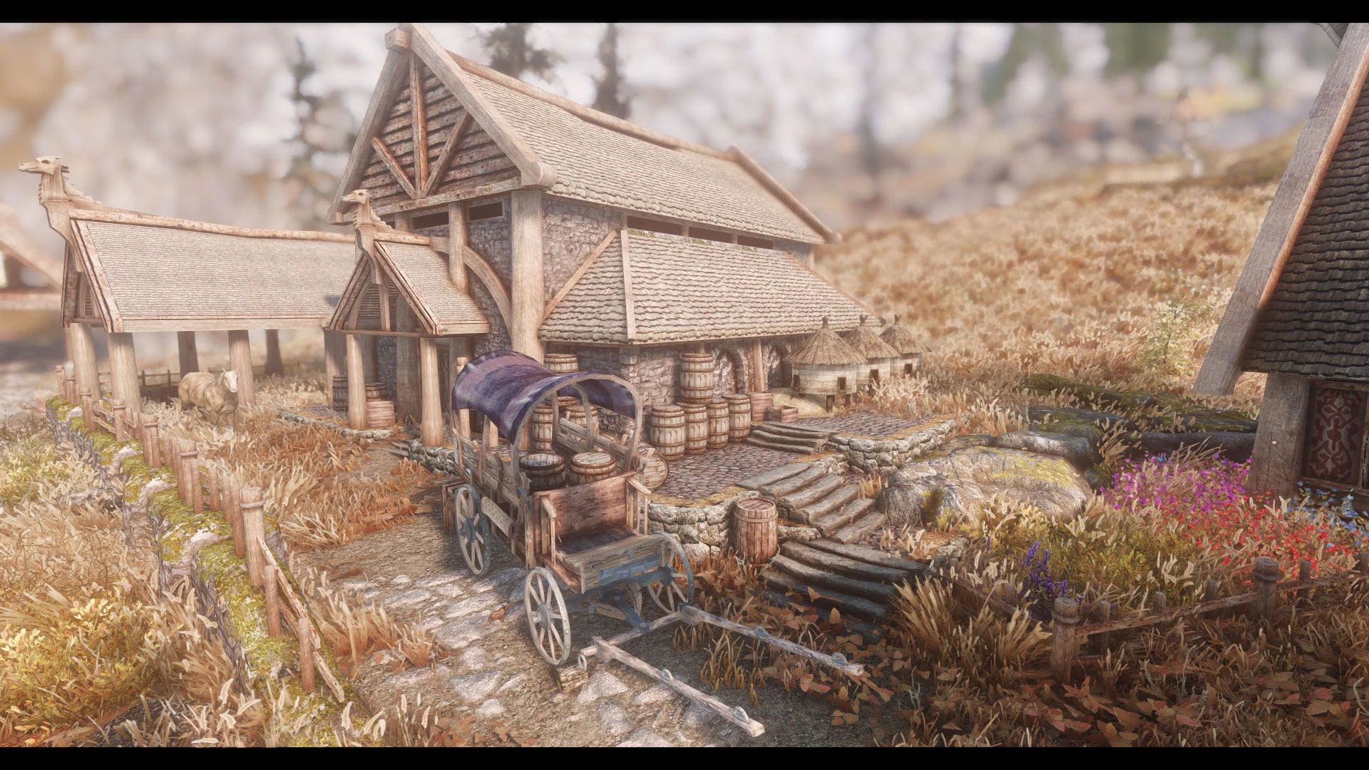 JK's Whiterun Outskirts mod for The Elder Scrolls V: Skyrim Special Edition