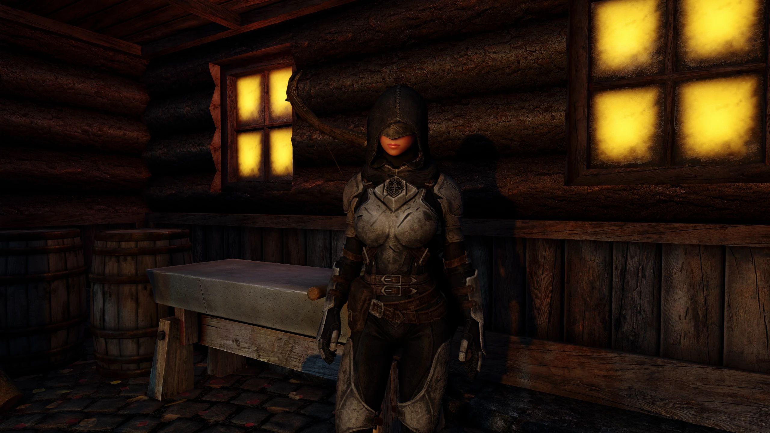 Shadow Duelist Armour BHUNP mod for The Elder Scrolls V: Skyrim Special Edition