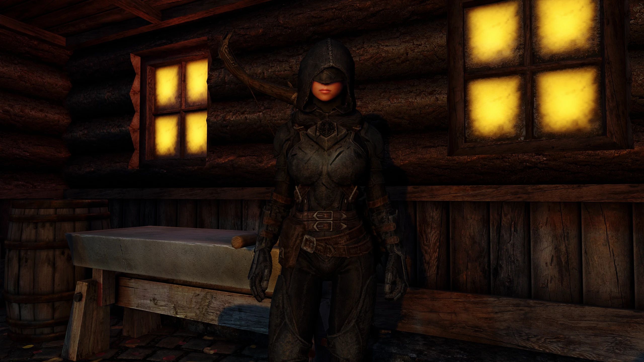 Shadow Duelist Armour BHUNP mod for The Elder Scrolls V: Skyrim Special Edition