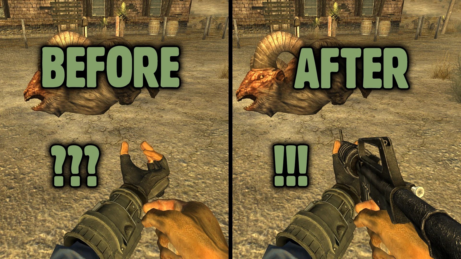 Vanilla Animations Weapon Scale Fix mod for Fallout: New Vegas