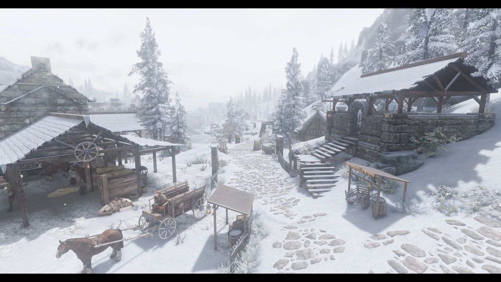 JK's Windhelm Outskirts mod for The Elder Scrolls V: Skyrim Special Edition