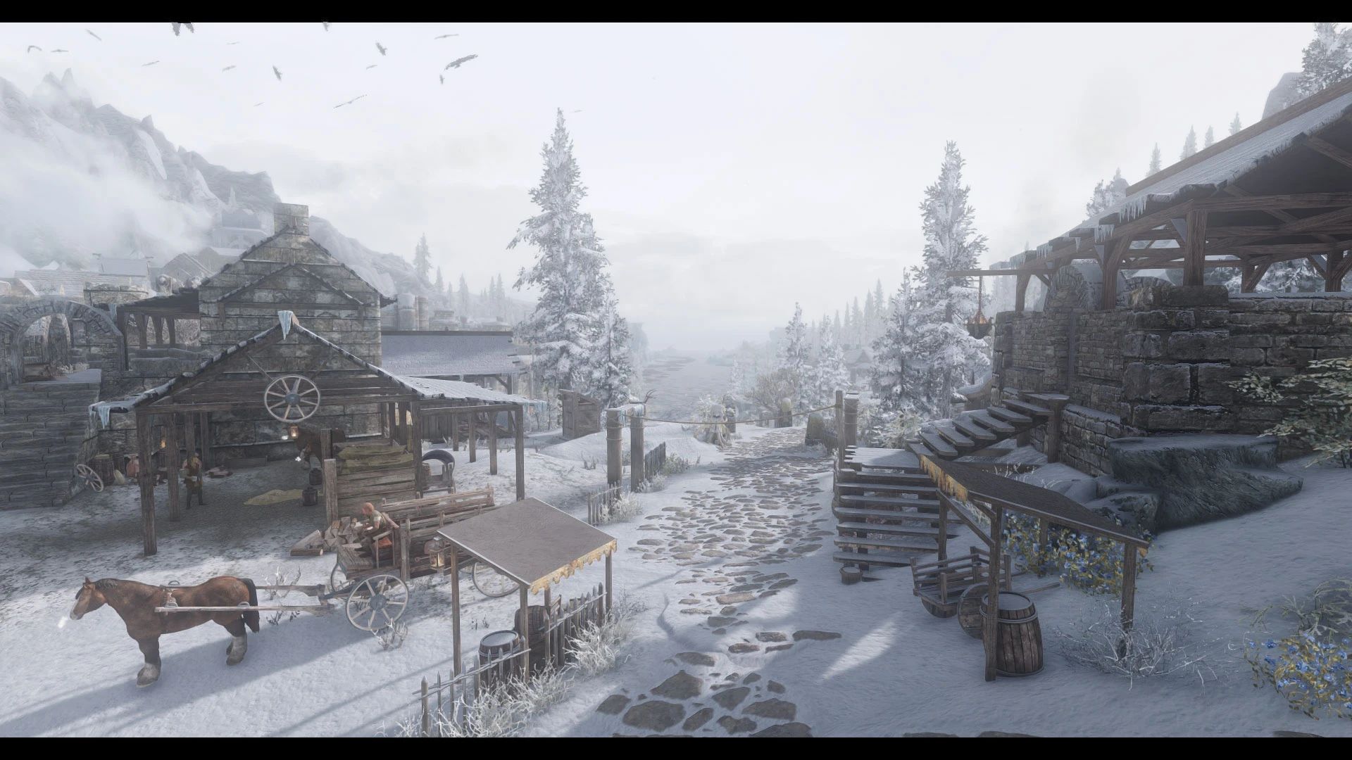JK's Windhelm Outskirts mod for The Elder Scrolls V: Skyrim Special Edition