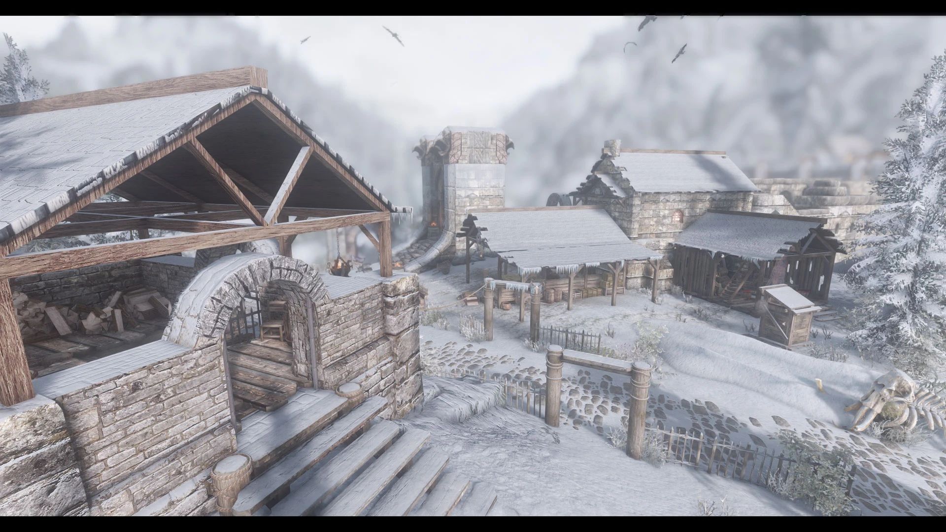 JK's Windhelm Outskirts mod for The Elder Scrolls V: Skyrim Special Edition
