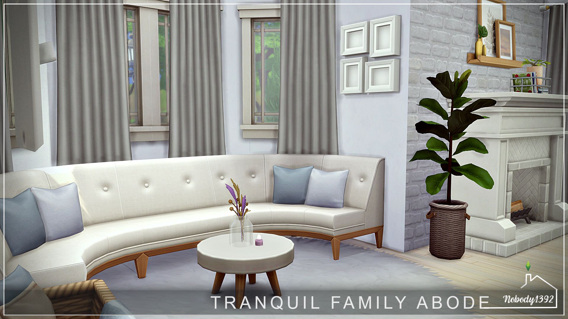 Tranquil Family Abode (No CC!) mod for The Sims 4 