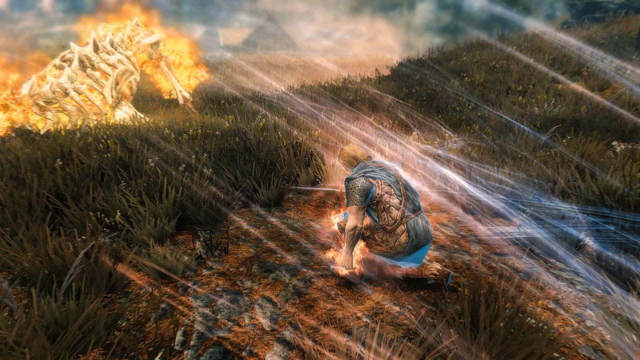Cinematic Dragon Soul Absorption LE mod for Skyrim
