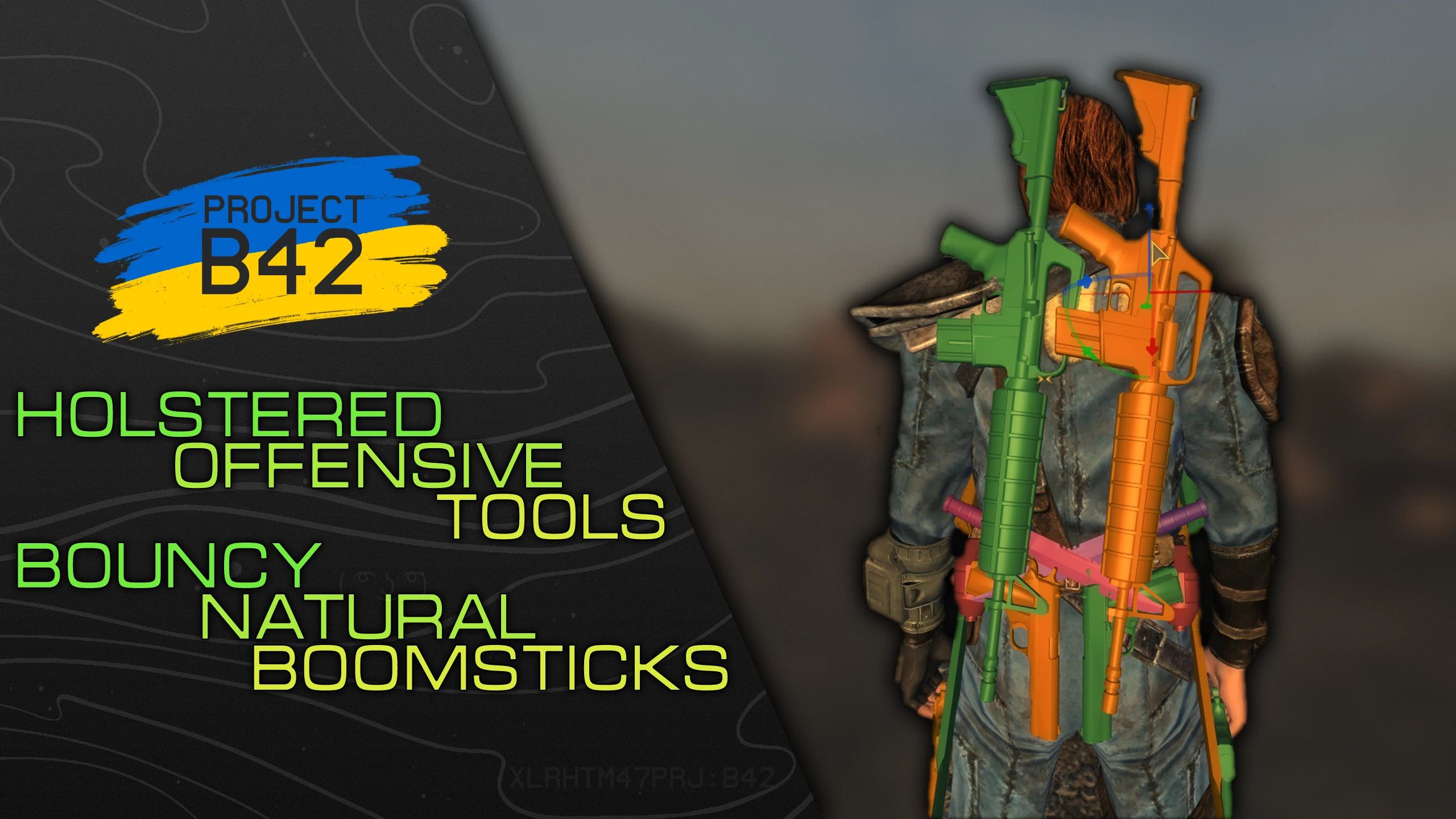 B42 Holstered Offensive Tools and Bouncy Natural Boomsticks mod for Fallout: New Vegas