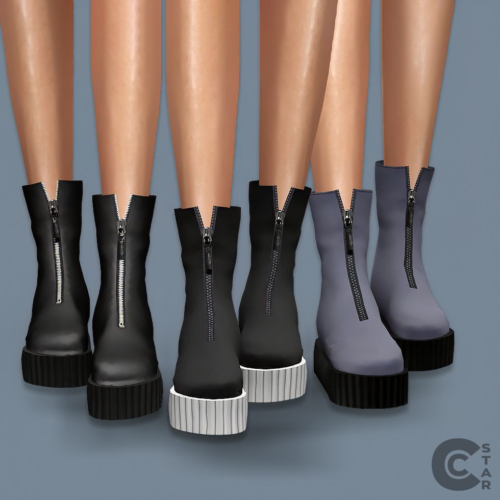 Platform Boots mod for The Sims 4 