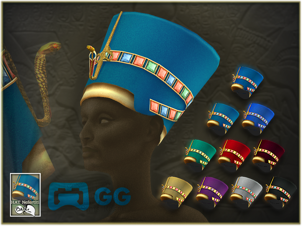 GG- Hat Nefertiti mod for The Sims 4 