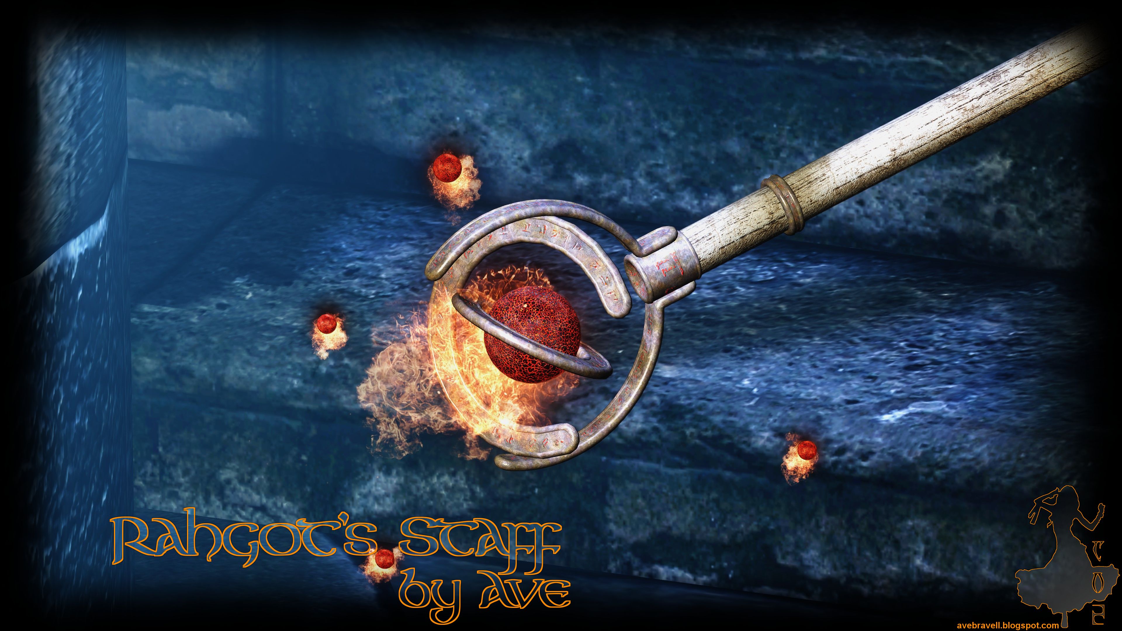 Rahgot's Staff by Ave mod for The Elder Scrolls V: Skyrim Special Edition
