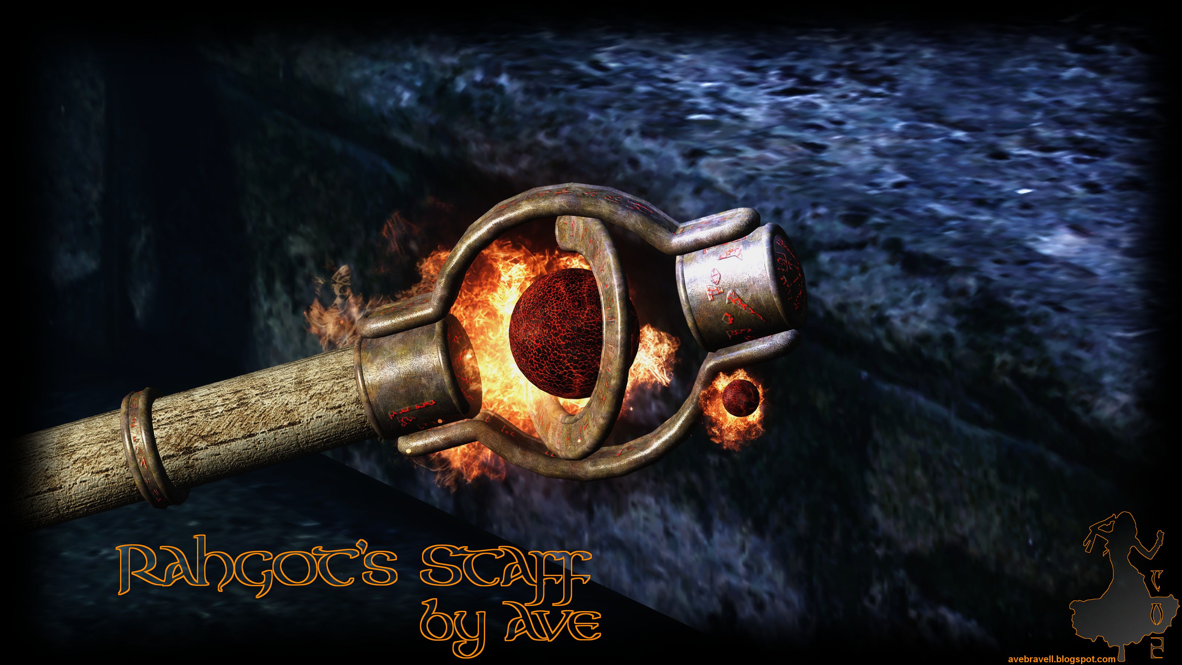 Rahgot's Staff by Ave mod for The Elder Scrolls V: Skyrim Special Edition
